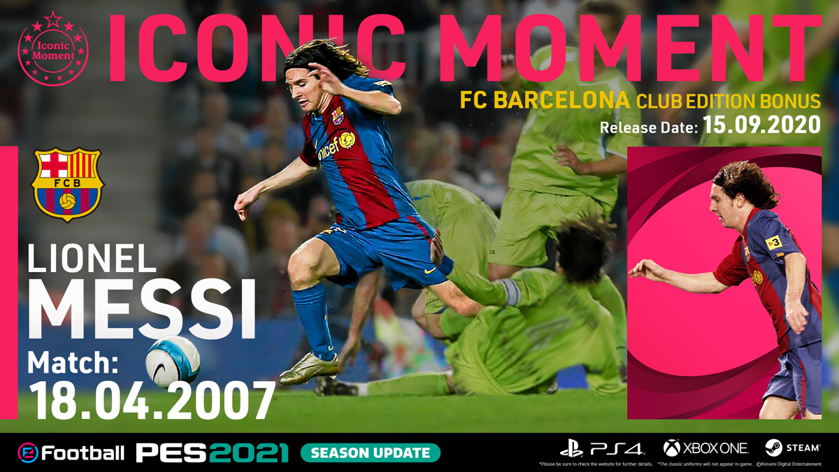 Iconic moment pes 2021